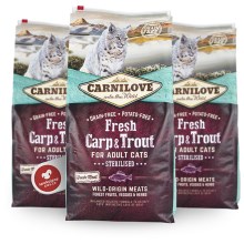Carnilove Fresh Cat Carp & Trout Sterilised 6 kg