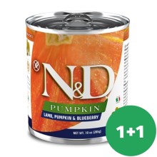N&D Dog Pumpkin konzerva Adult Lamb & Blueberry 285 g SET 1+1 ZDARMA