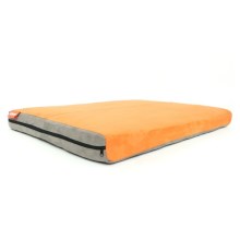 Matrace Aminela Half & Half šedá/oranžová 100 cm