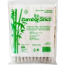 BambooStick tyčinky vatové pro čištění uší psů 50 ks