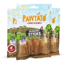 Benevo pamlsky Pawtato Blueberry Sticks 120 g