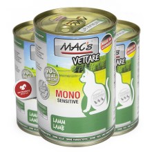 Mac's Cat konzerva Mono Sensitive jehně a mrkev 400 g