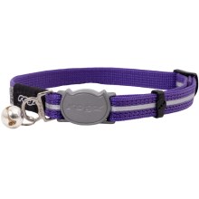 Rogz Alley Cat Safety obojek pro kočku fialový vel. S
