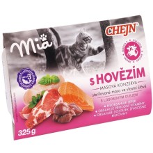 Chejn Mia vanička pro kočky hovězí 325 g