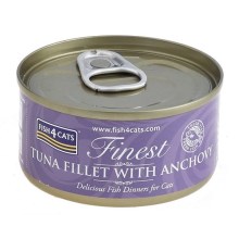 Fish4Cats Finest konzerva s tuňákem a ančovičkami 70 g