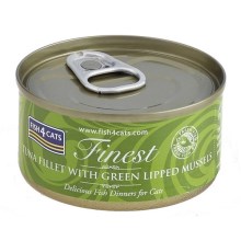 Fish4Cats Finest konzerva s tuňákem a mušlemi 70 g