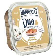Happy Cat Minkas Duo hovězí a králík 100 g