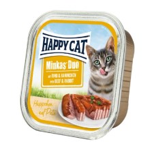 Happy Cat Minkas Duo hovězí a králík 100 g