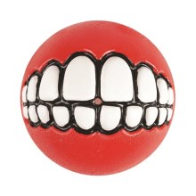 Rogz Grinz míček pro psy červený 6,4 cm
