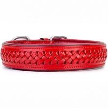 Kay-line kožený obojek Red Pepper vel. 55 (40-47 cm)