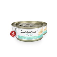 Canagan Cat konzerva kuře a sardinky 75 g