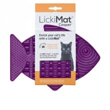 LickiMat Casper lízací podložka fialová 22 cm