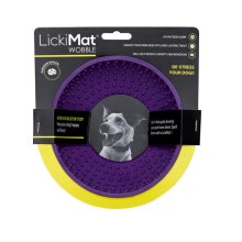 LickiMat Wobble lízací podložka fialová 16,5 cm