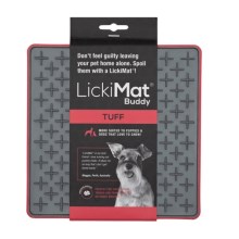 LickiMat Tuff Buddy lízací podložka červená 20 cm