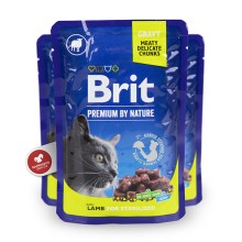 Brit Premium Cat kapsička Lamb for Sterilised 100 g