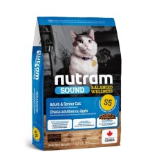 Nutram S5 Sound Adult Cat 1,13 kg (EXP 31.3.2023)