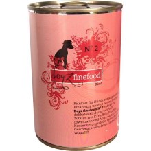 Konzerva Dogz Finefood No.2 s hovězím masem 400 g