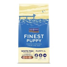Fish4Dogs Finest Mini Puppy granule s bílou rybou a bramborami 12 kg