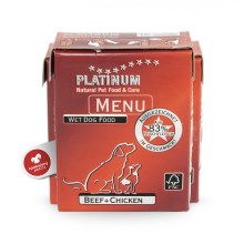 Platinum Natural Menu hovězí + kuře 375 g