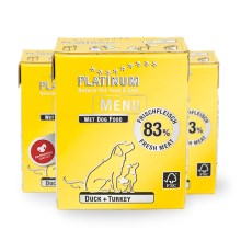 Platinum Natural Menu kachna a krůta 375 g