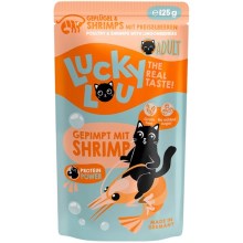 Lucky Lou Lifestage Adult kapsička s drůbežím a krevetami 125 g