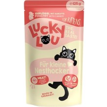 Lucky Lou Lifestage Kitten kapsička s drůbežím 125 g