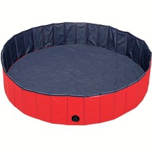 Skládací bazén pro psy Karlie červeno-modrý 160 cm