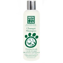 MenForSan přírodní šampón s hedvábnými proteiny a arganovým olejem 300 ml