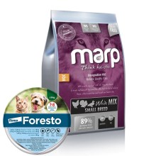 Marp Holistic White Mix Small Breed 12 kg + Foresto 38 obojek pro kočky a malé psy SET