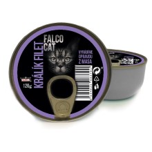 Konzerva Falco Cat Filet z králíka 120 g