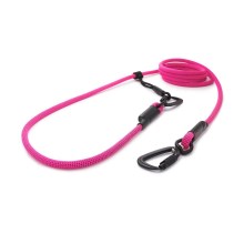 Vodítko Tamer Easy Long Twist 2,5 m/4-20 kg neonově růžové