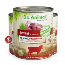 Dr. Animal konzerva hovězí 850 g