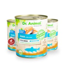 Dr. Animal konzerva losos 850 g (EXP 31.7.2023)