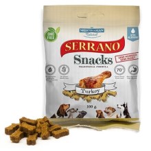 Tréninkové kostičky Serrano Snacks krůtí 100 g
