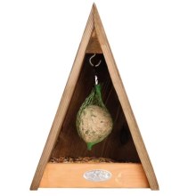 Esschert Design trojúhelníkové dřevěné krmítko pro ptáky 27 cm