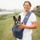 4LazyLegs Pets Carrier Pocket Canvas Army Green