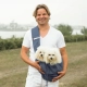4LazyLegs Pets Carrier Pocket Canvas Mineral Grey