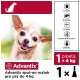 Advantix spot-on 1x0,4 ml pro psy do 4 kg
