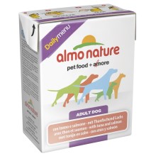 Almo Daily Menu tetrapack tuňák a losos 375 g VÝPRODEJ Almo Daily Menu tetrapack tuňák a losos 375 g VÝPRODEJ