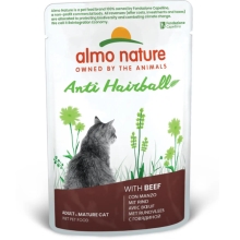 Almo Nature Cat Functional Anti Hairball kapsička s hovězím 70 g