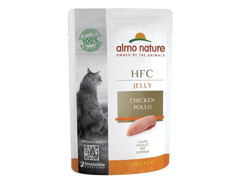 Almo Nature Cat HFC Jelly kapsička kuřecí prsa 55 g
