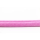 Aminela lanový obojek s kůží růžový 60 cm