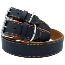 Anadi Luna obojek z voskované kůže černohnědý 60 cm