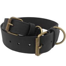 Anadi Tabitha obojek z přírodní voskované kůže černý 45 cm