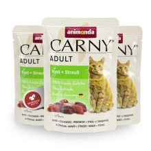 Animonda Carny Adult kapsička hovězí a pštros 85 g