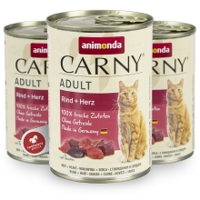 Animonda Carny Adult konzerva hovězí a srdce 400 g