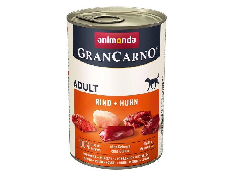 Animonda GranCarno konzerva hovězí a kuře SET 6x 400 g
