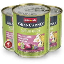 Animonda GranCarno Superfoods konzerva hovězí a červená řepa 800 g