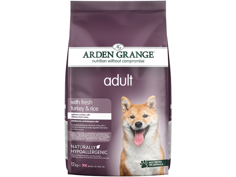 Arden Grange Dog Adult with Fresh Turkey & Rice 12 kg