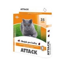 Attack obojek antiparazitární 35cm kočka Attack obojek antiparazitární 35cm kočka